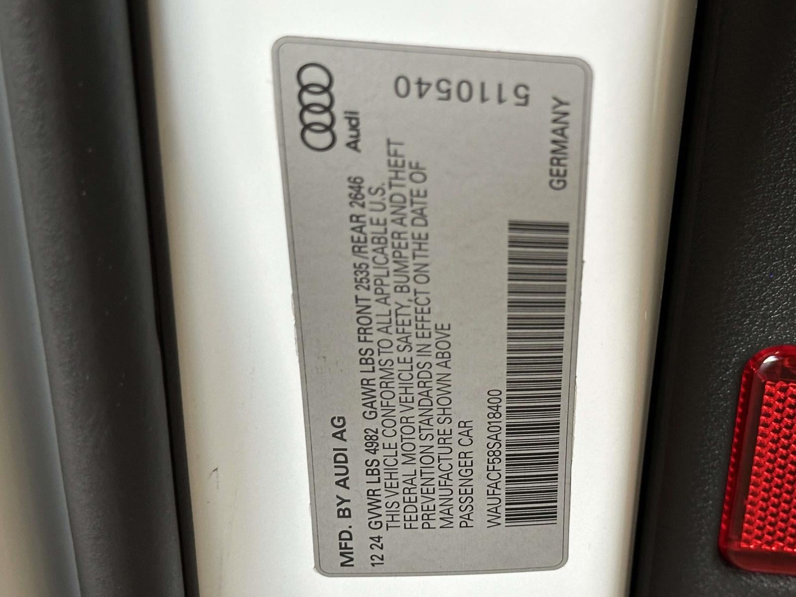 2025 Audi A5 Sportback Premium Plus 45 TFSI S line quattro S tronic