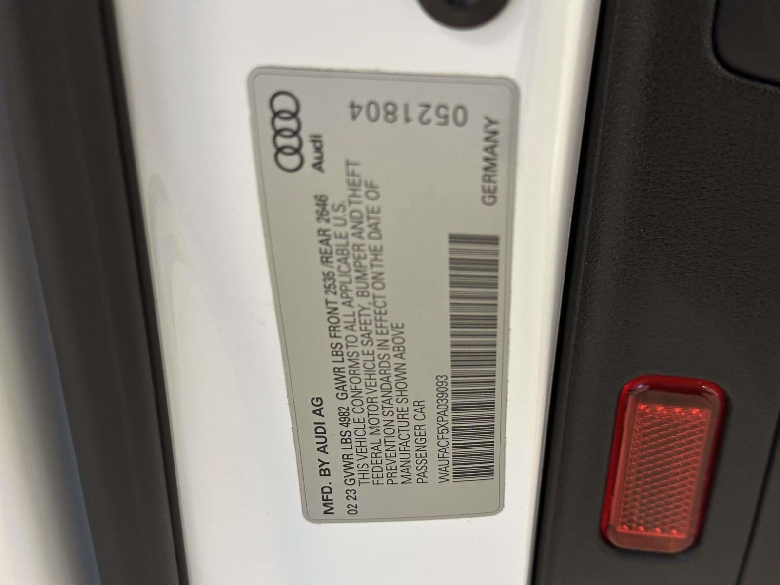 2023 Audi A5 Sportback Premium Plus 45 TFSI S line quattro S tronic