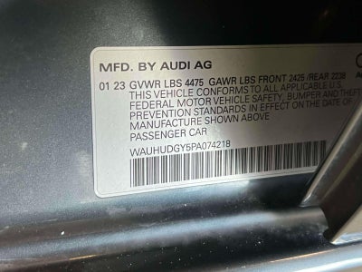 2023 Audi A3 Premium Plus 40 TFSI quattro S tronic