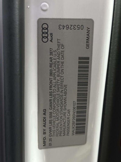2025 Audi A6 Premium 55 TFSI quattro S tronic