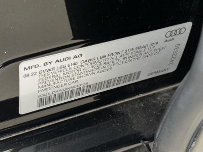 2022 Audi A8 L 55 TFSI quattro Tiptronic