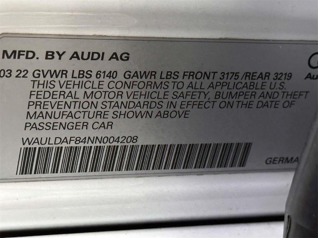 2022 Audi A8 L 55 TFSI quattro Tiptronic