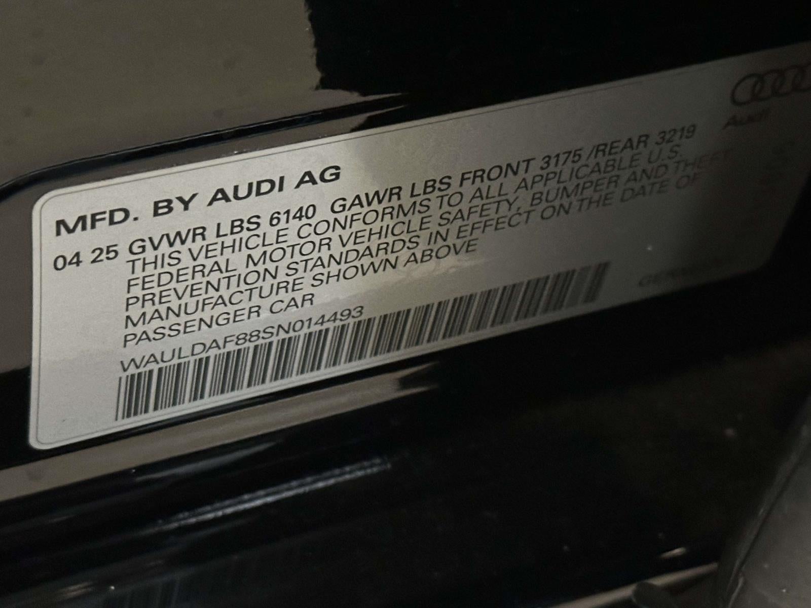 2025 Audi A8 L 55 TFSI quattro Tiptronic