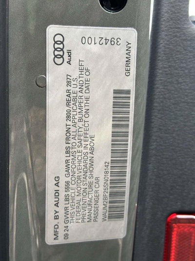 2025 Audi A6 Prestige 55 TFSI quattro S tronic
