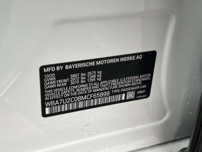 2021 BMW 750i xDrive