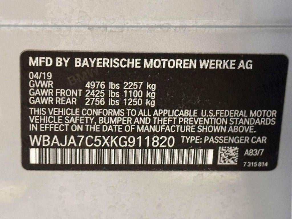 2019 BMW 530i xDrive