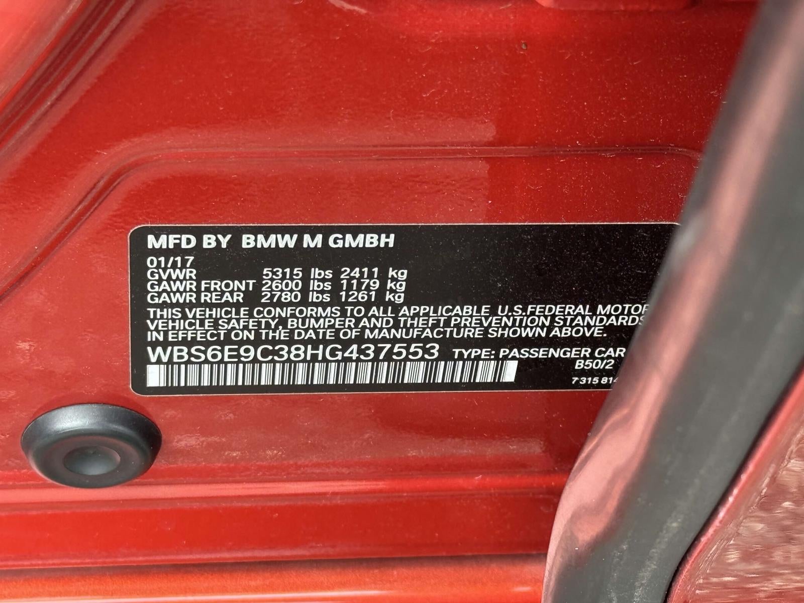 2017 BMW M6 Gran Coupe Gran Coupe