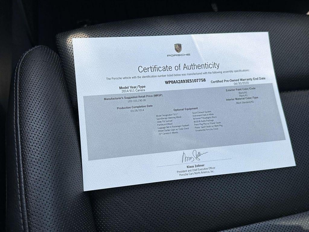 2014 Porsche 911 Carrera