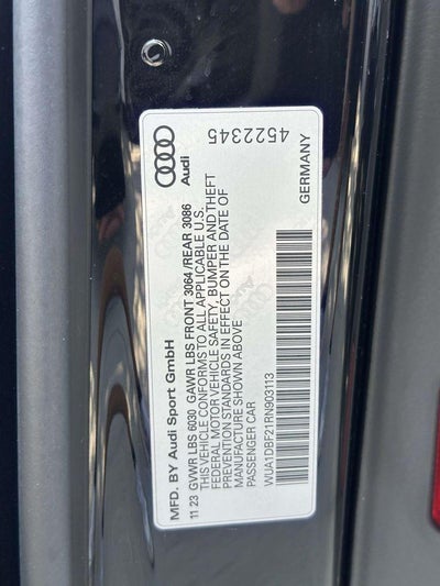 2024 Audi RS 6 Avant performance TFSI quattro Tiptronic