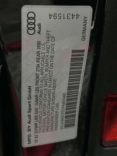 2023 Audi RS 5 Sportback TFSI quattro Tiptronic