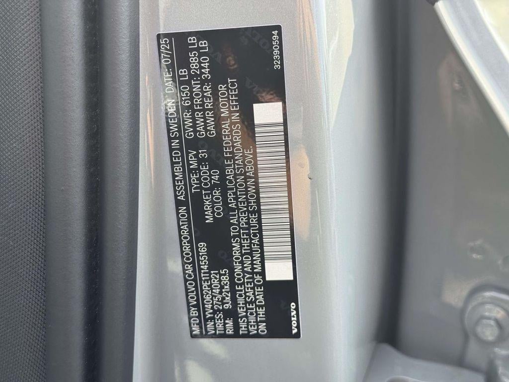 2026 Volvo XC90 Plus, B6 AWD Gas (mild hybrid), Gasoline, Bright, 7 Seats