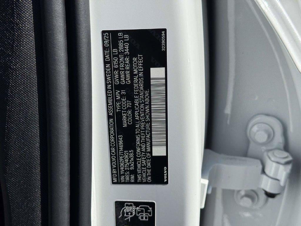 2026 Volvo XC90 Plus, B6 AWD Gas (mild hybrid), Gasoline, Bright, 7 Seats