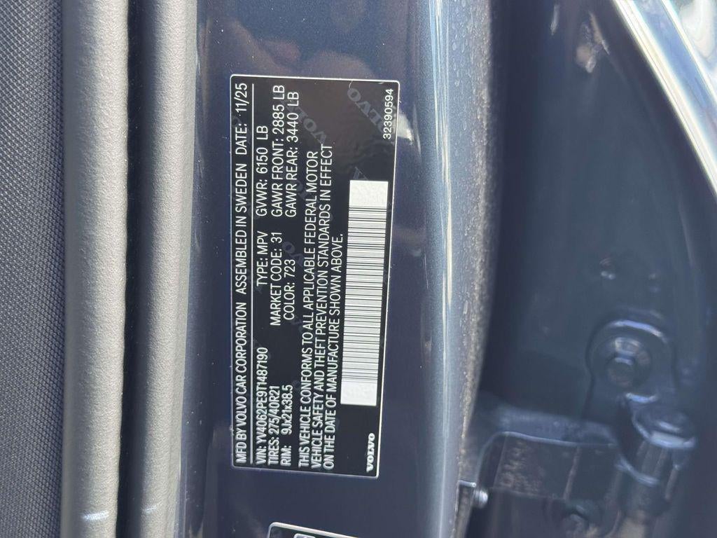 2026 Volvo XC90 Plus, B6 AWD Gas (mild hybrid), Gasoline, Bright, 7 Seats