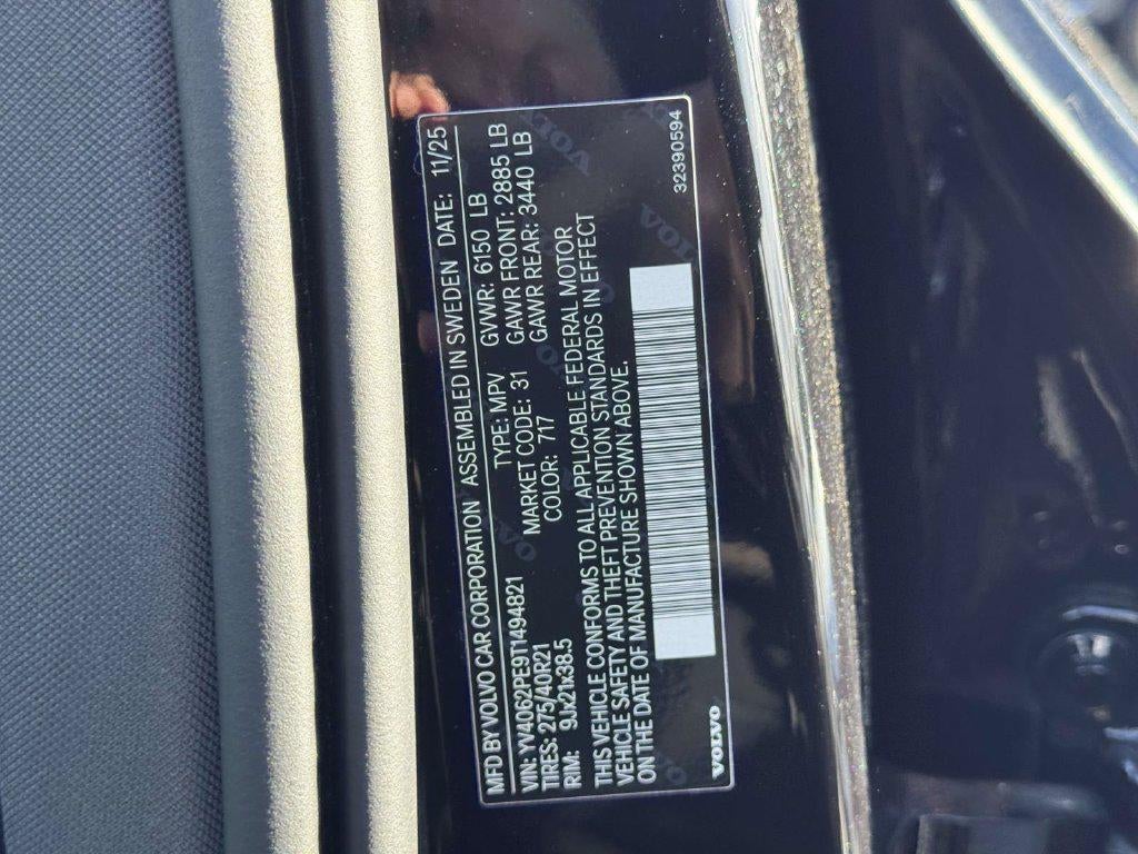 2026 Volvo XC90 Plus, B6 AWD Gas (mild hybrid), Gasoline, Bright, 7 Seats