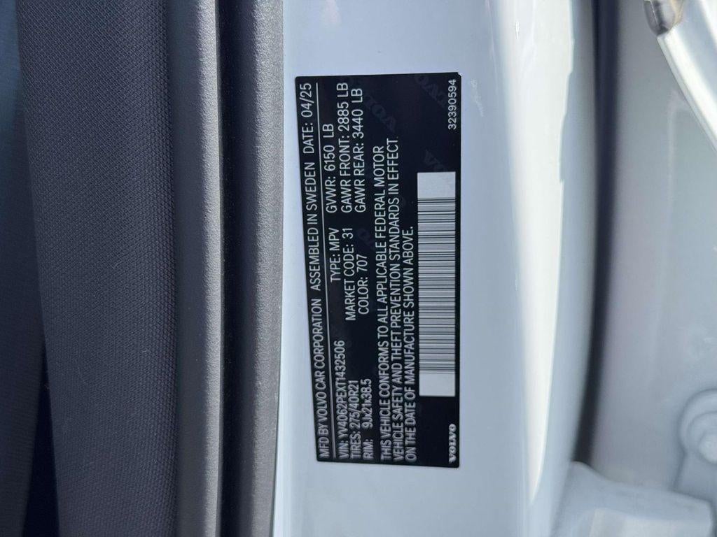 2026 Volvo XC90 Plus, B6 AWD Gas (mild hybrid), Gasoline, Bright, 7 Seats