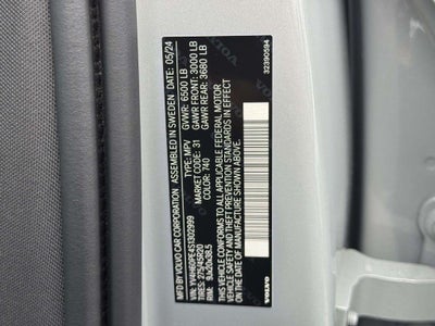 2025 Volvo XC90 Plug-In Hybrid T8 Plus 7-Seater